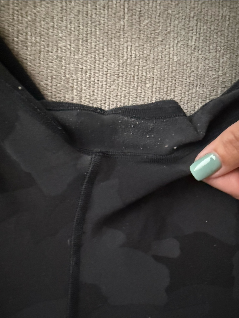 Black Camo Strappy Sports Bra and Legging Lululemon Set - Picture 4 of 6
